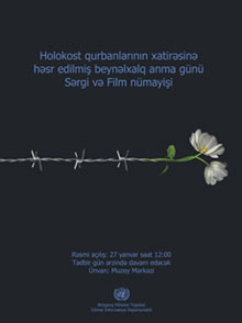 В Баку пройдет выставка, приуроченная к Международному дню памяти жертв Холокоста