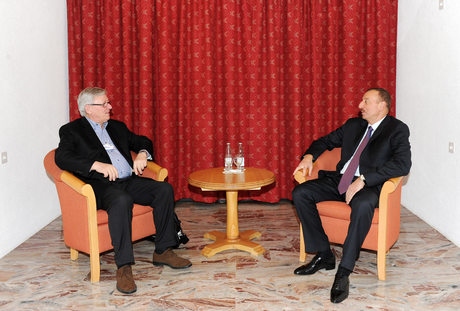 Prezident İlham Əliyev “Holcim Group” şirkətinin idarə heyətinin sədri ilə görüşüb