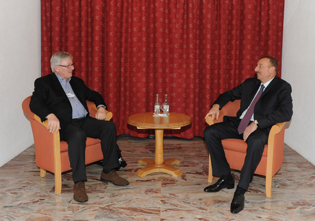 Prezident İlham Əliyev “Holcim Group” şirkətinin idarə heyətinin sədri ilə görüşüb