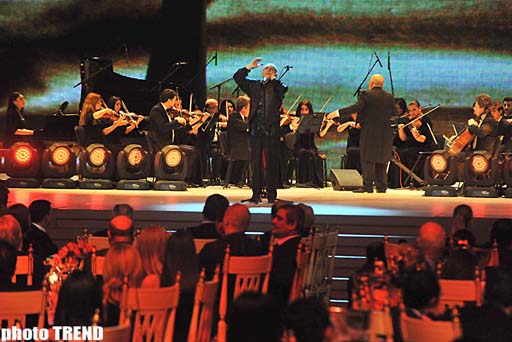 First solemn ceremony of Eurovision-2012 ends in Baku (PHOTOSESSION)