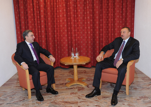 Azerbaijani President meets with Georgian PM