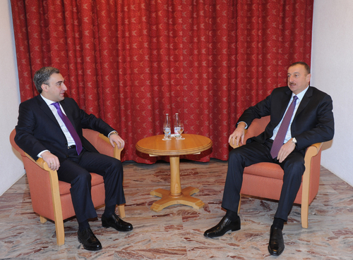 Президент Азербайджана встретился с премьер-министром Грузии