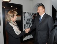 Azerbaijani President meets Swiss counterpart in Davos