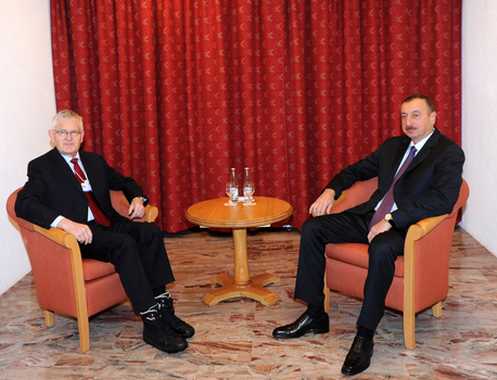 Azərbaycan Prezidenti İlham Əliyev "UBS Global" şirkətinin direktorlar şurasının sədri ilə görüşüb
