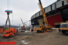 Bakıda "Eurovision 2012"-nin keçiriləcəyi arena may ayına qədər tam hazır olacaq (FOTO)