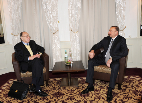 Президент Азербайджана встретился с экс-министром иностранных дел Германии