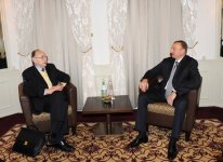 Azerbaijan`s President meets former German FM in Munich