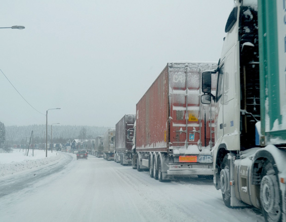 Turkish-Bulgarian border closed due to snowfall