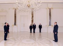 Президент Азербайджана принял верительные грамоты послов ряда стран (ФОТО)