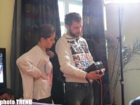 Аян Бабакишиева и кинокомпания "Бута фильм" реализовали оригинальный проект (фотосессия)