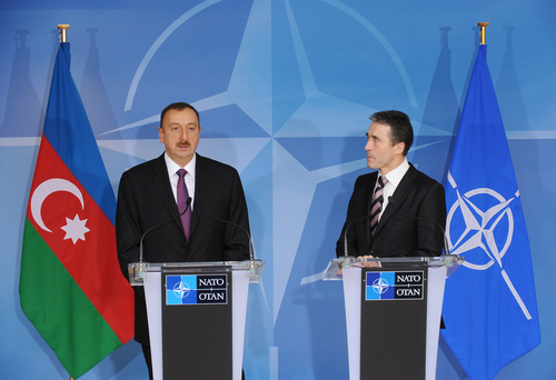 Prezidenti İlham Əliyev NATO-nun baş katibi Anders Foq Rasmussen ilə görüşüb (FOTO)