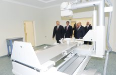 İlham Əliyev Qusar Rayon Mərkəzi Xəstəxanasının açılışında iştirak edib (FOTO)