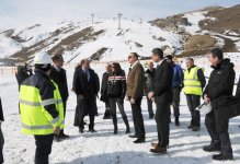 Президент Азербайджана и его супруга ознакомились с ходом строительства зимне-летнего туркомплекса "Шахдаг" (ФОТО)