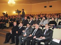 Deputat Novruz Aslanov hesabat yığıncağında iştirak edib (FOTO)