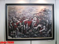 "20 лет без Ходжалы" - работы азербайджанского художника Назима Мамедова (фотосессия)