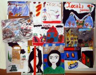 "Трагедия в Ходжалы" в работах юных художников (фотосессия)
