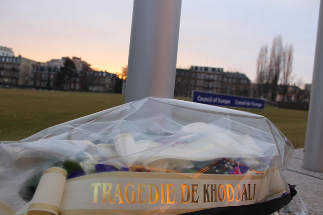 Strasburqda Xocalı soyqırımının 20-ci ildönümü qeyd olunub (FOTO)