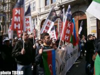 Митинг в Стамбуле, посвященный 20-летию  Ходжалинского геноцида (фото)