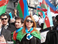 Rally on 20th anniversary of Khojaly genocide begins at Istanbul’s central square (PHOTO)