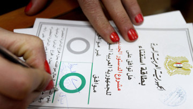 Повторное голосование пройдет в трех пригородах Дамаска из-за допущенных нарушений
