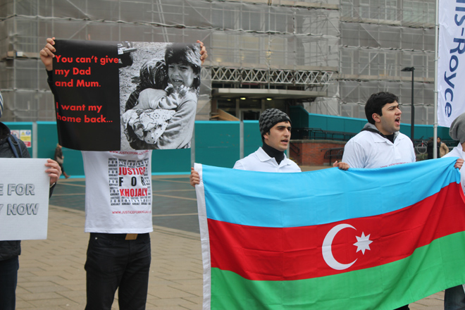 Rally on Khojaly's 20th anniversary held in Manchester (PHOTO)