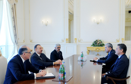 Azerbaijani President receives BP chairman
