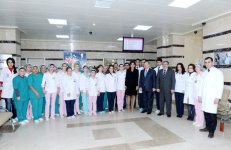 Azerbaijani first lady inspects children`s clinic of National Oncology Center
