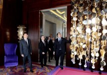 Состоялся совместный обед президентов Азербайджана и Грузии (ФОТО)