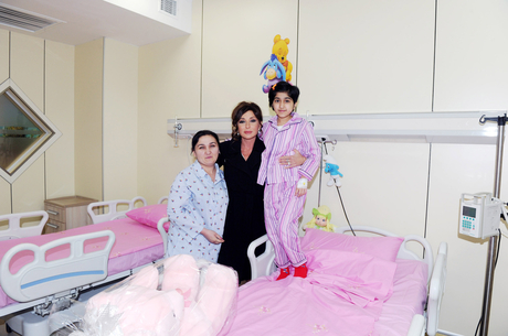 Azerbaijani first lady inspects children`s clinic of National Oncology Center