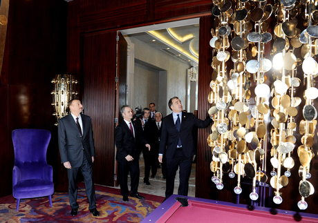Azerbaijani and Georgian presidents have joint dinner (PHOTO)