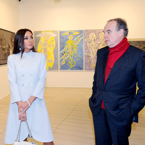 Первая леди Азербайджана и министр культуры Франции посетили Музей современного искусства (ФОТО)