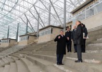 Azerbaijani President inspects redevelopment work at Tofig Bahramov Republican Stadium (PHOTO) - Gallery Thumbnail