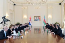Тесные связи между Азербайджаном и Хорватией окажут влияние на региональное сотрудничество – Президент Ильхам Алиев