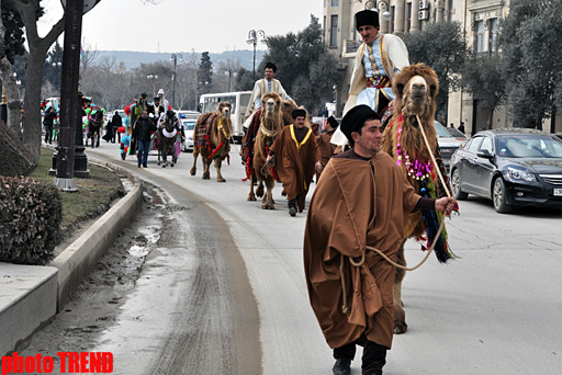 Праздник в Баку "Ахыр чершенбе" - караван от Ичери шехер до Храма Атешгях (фотосессия)