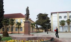 Ильхам Алиев прибыл с визитом в Масаллинский район (ФОТО)
