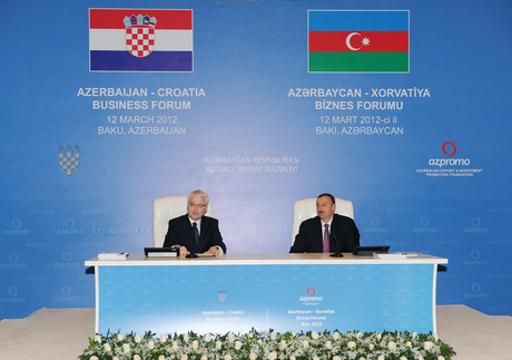 Президент Ильхам Алиев: У Азербайджана и Хорватии есть много возможностей для осуществления совместной работы (ФОТО)