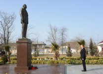 Президент Азербайджана ознакомился с ходом строительства ряда объектов в Сальяне (ФОТО)