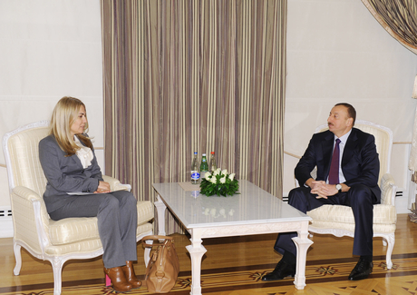 Президент Азербайджана принял главу минэкономразвития Сербии