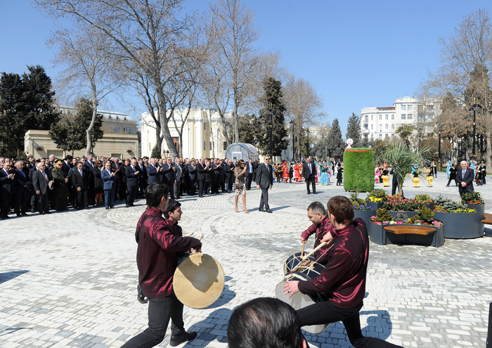 Prezident İlham Əliyev: Azərbaycan xalqı öz milli mənəvi dəyərlərinə sadiqdir (FOTO)