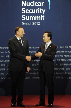 Azerbaijani President attends Nuclear Security Summit in Seoul (PHOTO)