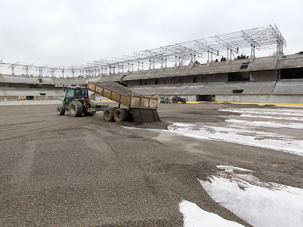 В Баку завершается строительство нового стадиона на 12 тысяч мест (ФОТО)