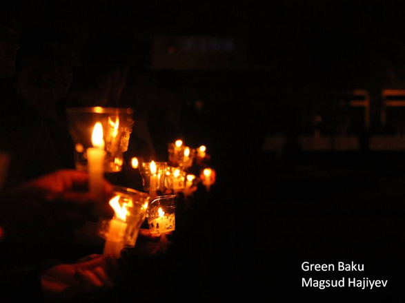 В Азербайджане проведена акция "Час Земли" (фотосессия)