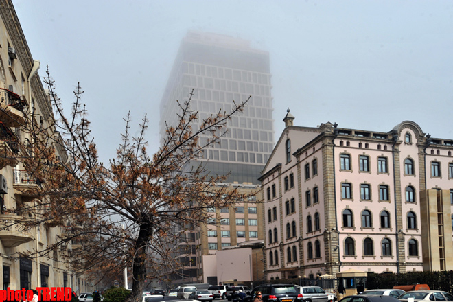 Завтра в Баку температура поднимется до 28 градусов, местами сохранится туман
