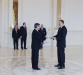 Президент Азербайджана принял верительные грамоты  посла Бразилии