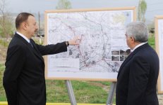 President of Azerbaijan opens Gazakhbayli-Ashaghi Salahli motorway (PHOTO)