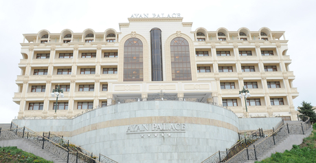 Prezident İlham Əliyev Tovuzda "Ayan Palace" hotelinin açılışında iştirak edib (FOTO)