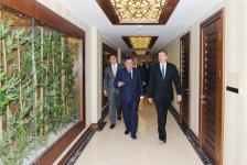 Prezident İlham Əliyev Tovuzda "Ayan Palace" hotelinin açılışında iştirak edib (FOTO)