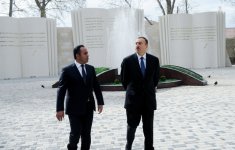 İlham Əliyev Ağstafada Səməd Vurğun adına mədəniyyət və istirahət parkının açılışında iştirak edib (FOTO)