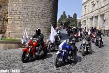 В Баку состоялся мотопробег, посвященный "Евровидению-2012" (фото)