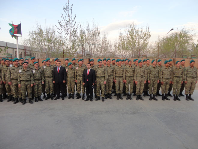 Командование ISAF высоко оценивает уровень подготовки азербайджанских миротворцев (ФОТО)